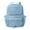 Light Blue, variant on AURORADY Hot Sales 2026 Grey Mesh Elastic Cross Bungee Cord Dual Front Zipper Pockets See Through Net Swimming Beach Gym Travel School Backpack Dual Drawstring Side Mesh Bottle Pockets