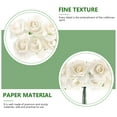 thumbnail image 5 of YOSADIER White Paper Flower Decorations 144 Pcs for Craft Projects, Wedding, Party, Scrapbooking, Home Decor, 5 of 5