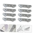thumbnail image 4 of RUNROTOO 12 Pcs Support Angle Argent pour Fixation Fiable dans les Solutions de Rangement, 4 of 7