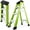 Green + Aluminium Alloy + Fiberglass+3, variant on 7-Step Fiberglass Step Ladder 330 Lbs Load Capacity with Tool Tray Green
