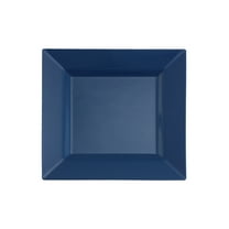 Midnight Dream Blue 6.5" Square Plastic Dessert Plates *Case of 120*