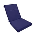 thumbnail image 3 of Cojín para silla de patio, cojín para mecedora, cómodo cojín de espuma de alta densidad. Azul oscuro, 3 of 9