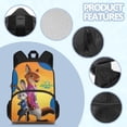 thumbnail image 4 of Cartoon Backpack Zootopia Funny Laptop Bag Book Bag Hiking Outgoing Daypack Anime Schoolbag, 4 of 5