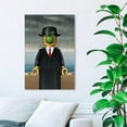 thumbnail image 2 of Wynwood Studio 'The Son of Brick' Classic and Figurative Wall Art Canvas Print - Black, Green, 16" x 24", 2 of 2