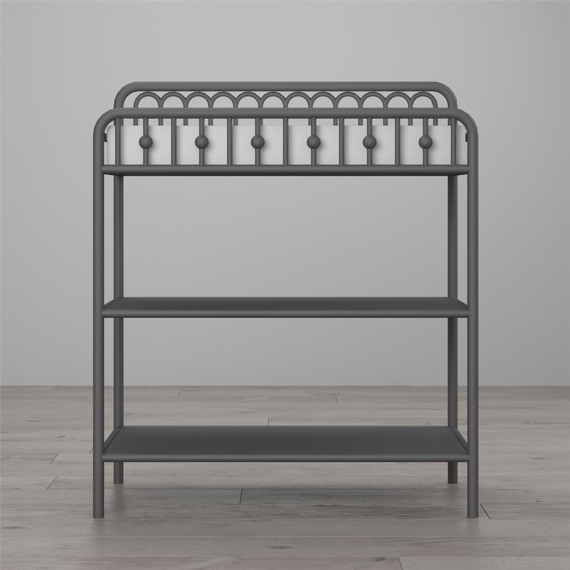 Metal changing cheap table