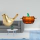 thumbnail image 2 of Figura de pájaro, plato de dulces de vidrio, tarro con tapa, estatua de animal de resina, forma de calabaza, accesorio decorativo, diseño realista, ad, 2 of 8