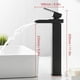 thumbnail image 5 of Robinet Salle de Bain Robinet Lavabo Noir Mat Mitigeur Lavabo pour Vasque à Poser Mélangeur Lave Main Acier Inox Anti-oxydation sans Plomb esquí esquí Gafas de esquí, 5 of 5