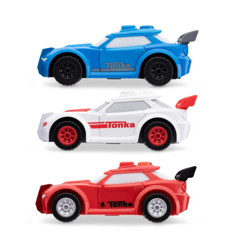 Tonka 3 Pack Sports Cars Made with Sturdy Plastic Friction Powered Boys and Girls Toddlers Ages 3 Sports Cars Toddlers Birthday Gift Holiday Walmart