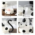 Evjurcn Cow Glass Water Pitcher Glass Pitcher with Glass Cup 500ml