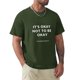 thumbnail image 5 of Camiseta negra para hombre camisa clásica de algodón ropa blanca lo siento no puedo tener aviones con mi gato, 5 of 7