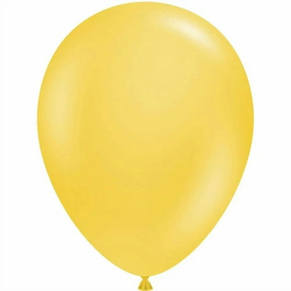 Tuftex 5" Goldenrod Pastel Latex Balloons (50Ct)