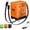 Orange#001, variant on W&O 2 in 1 Gan Charger(Type C/L), 120w Compatible Fast, Fast Charging Power Adapter for Smartphone, Retractable Phone Charger Wall Plug with Fast Charging Cable for iPhone, Phone, Laptops(Green)