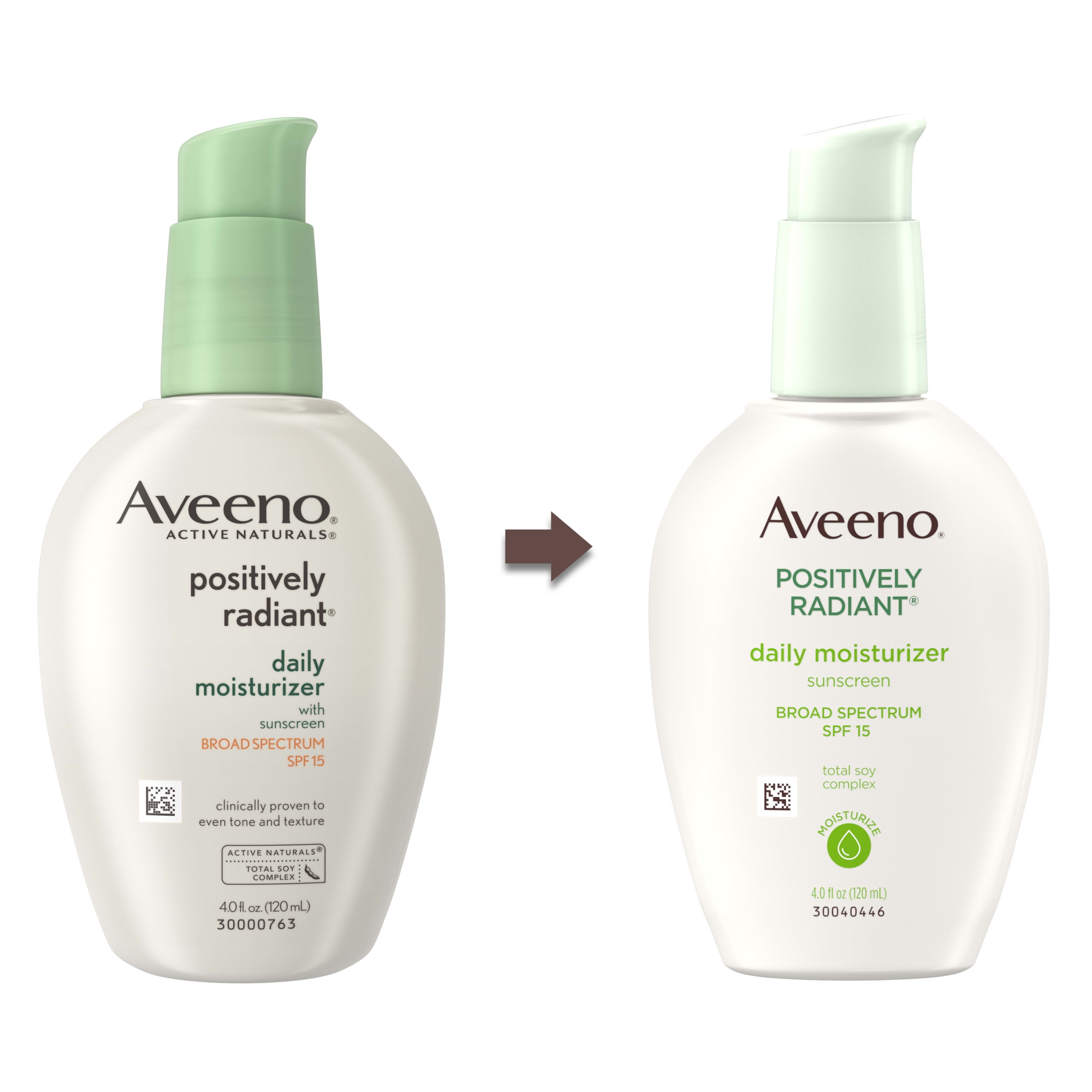 Aveeno Positively Radiant Daily moisturizer Sunscreen - Brivane