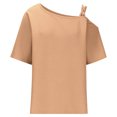 thumbnail image 5 of Bogo Short Sleeve Summer Tops For Women 2025 Vacation Trendy Womens Summer Tops Short Sleeve Blouses For Women Business Formal T-Shirts For Women Graphic Tees Trendy, 5 of 6
