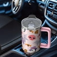 thumbnail image 5 of Halloween Cup, Horror Ghost Mug 40oz Tumbler with Handle and Straw, Insulated Spooky Gift Idea, 5 of 5