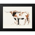 thumbnail image 2 of Green, Jacob 14x12 Black Modern Framed Museum Art Print Titled - Terre Cotta Steer II, 2 of 5
