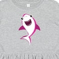 thumbnail image 4 of Inktastic Cute Shark, Little Shark, Pink Shark, Sea Animal Girls Toddler Dress, 4 of 5