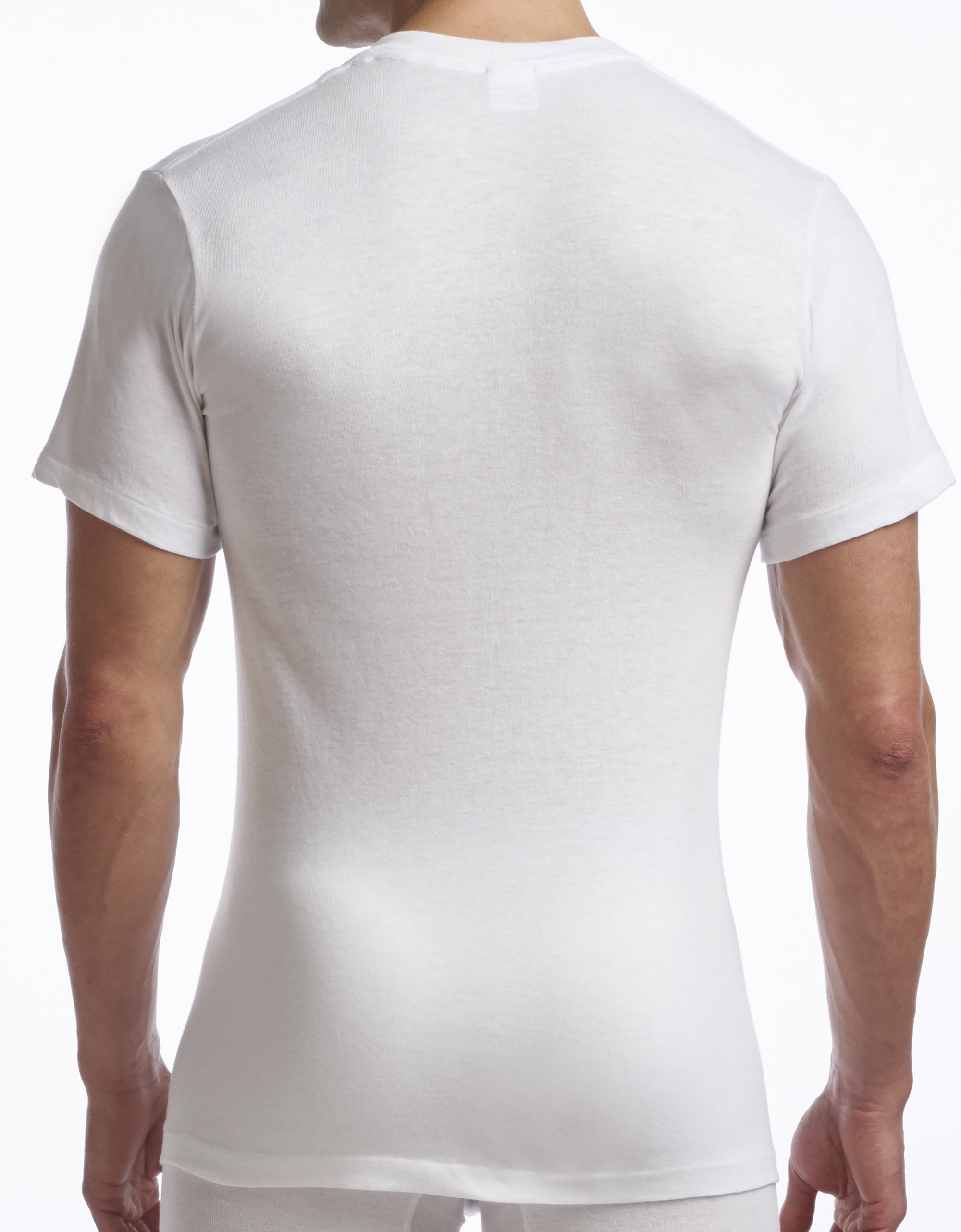 Stanfield's Men's Tall Supreme Cotton Blend crew-neck T-shirt Undershirt-2 Pack