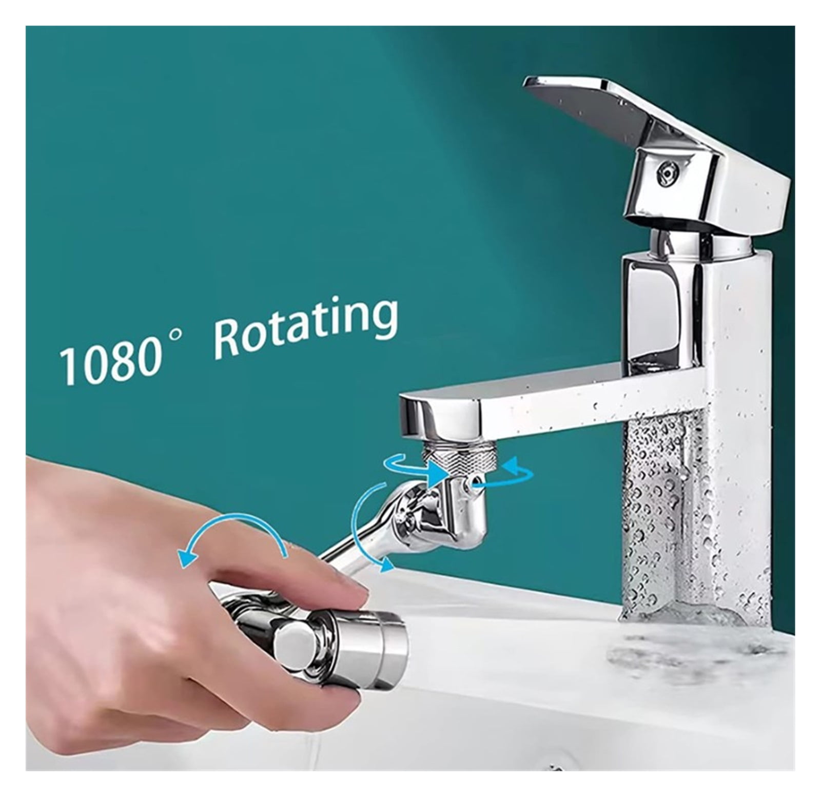 720 Degrees Kitchen Sink Faucet Aerator Universal Splash Filter Faucet Spray Head Movable Kitchen Tap Water Saving Nozzle Sprayer ,Water Saving