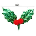 thumbnail image 6 of D-GROEE 200Pcs Christmas Holly Berries Faux Berry Flowers with Green Leaves for Christmas Wreath Arrangement Fillers Party Christmas Wreath Decorations, 6 of 8