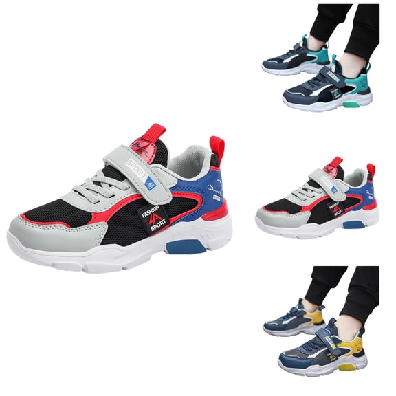 Lightweight Athletic Sneakers, Kids Tennis Running Walking Shoes for Toddler/Little/Big Kid, Breathable Gym Sports Shoes for Boys Girls