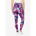 thumbnail image 2 of Woman Within Plus Size Petite Stretch Cotton Printed Pocket Legging, 2 of 4