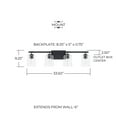 thumbnail image 3 of Capital Lighting 128541MB-449 Greyson 4 Light 34" Wide Bathroom Vanity Light - Black, 3 of 7