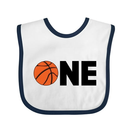 

Inktastic One- Basketball First Birthday Gift Baby Boy or Baby Girl Bib