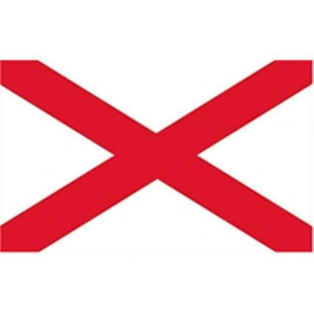 Annin Flagmakers 140080 5 ft. X 8 ft.. Nyl-Glo Alabama Flag