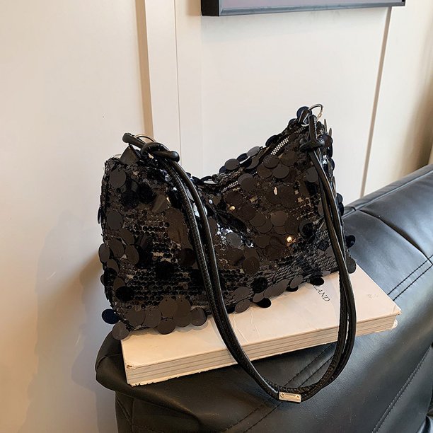 Bolso bandolera de diseño de nicho para mujer, nuevo bolso bandolera de verano con lentejuelas, elegante y a la moda.