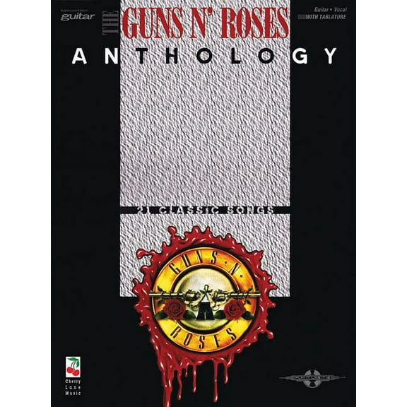 Guns N' Roses Anthology Play It Like It Is Guitar Tablature Songbook with 21 Classic Hard Rock Songs Accurate Sheet, (Paperback)
