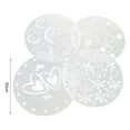 thumbnail image 5 of Joernso 4Pcs Cake Stencils Food Grade High Toughness PP Cake Cookie Stencil Template Molds Baking Supplies for Home, 5 of 8