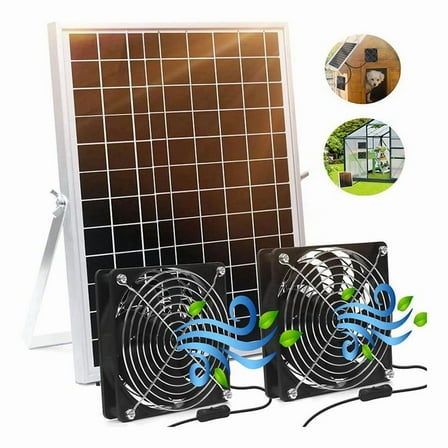1 set x Solar Powered Fan-As Shown
