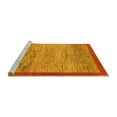 thumbnail image 2 of Ahgly Company Machine Washable Indoor Rectangle Abstract Yellow Modern Area Rugs, 8' x 12', 2 of 4