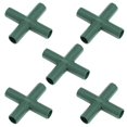 thumbnail image 1 of Hbdhejl Plastic Connectors For Greenhouse 3 Way 4 Way And 5 Way Joints With Sturdy Support Poles Gardening Accessory Kit 5Pc Set, 1 of 3