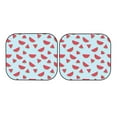 thumbnail image 5 of Lsque Watermelon 2 PCS Windshield Sun Shade | CarFoldable Window Covers | Car Accessories Reflect UV for Universal Cars SUV Truck | Large, 5 of 7