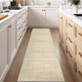 thumbnail image 3 of Alfombra Runner Art&Tuft, 61 x 243 cm, antideslizante, lavable, color marrón, 3 of 9
