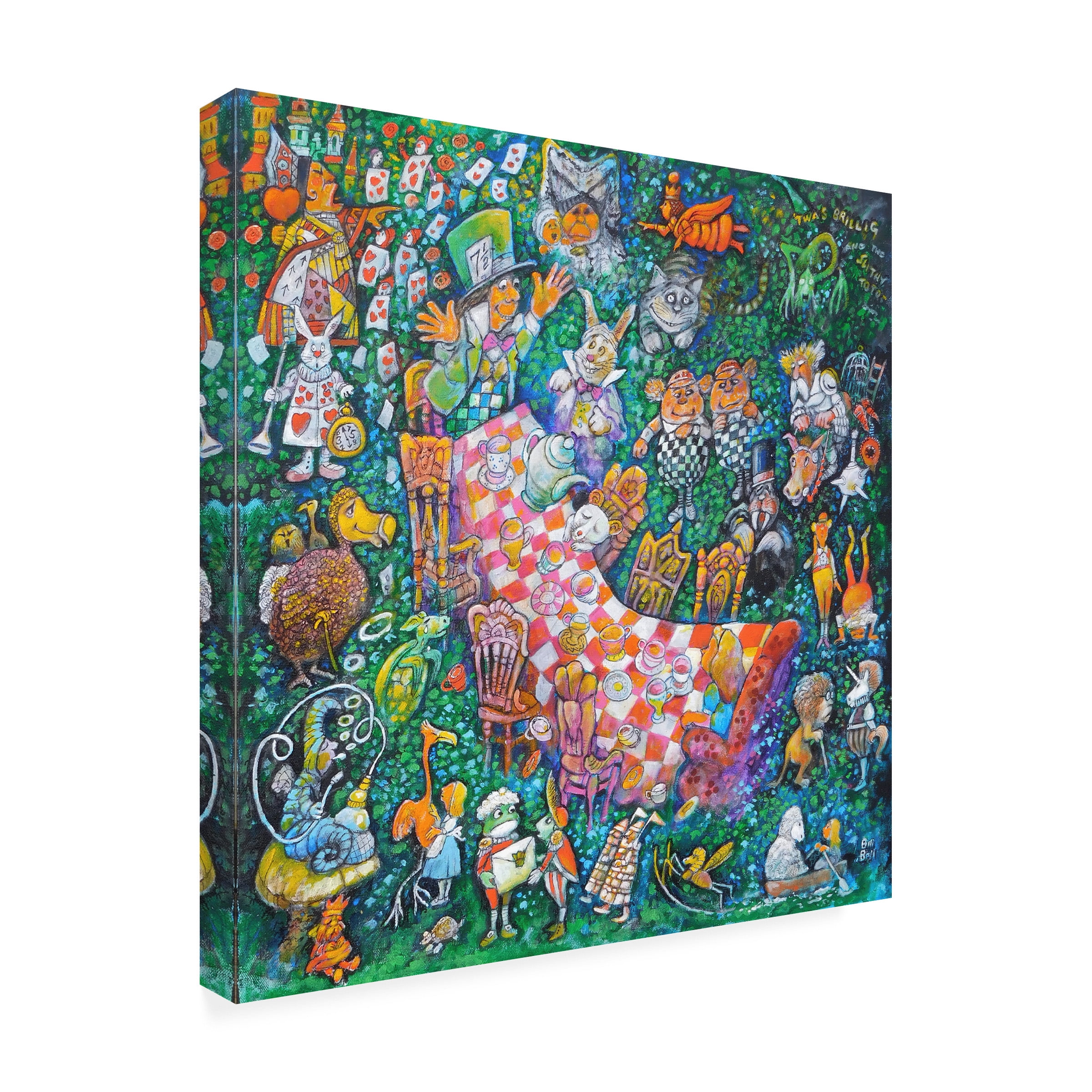 Bill Bell 'The Tea Party' Canvas Art