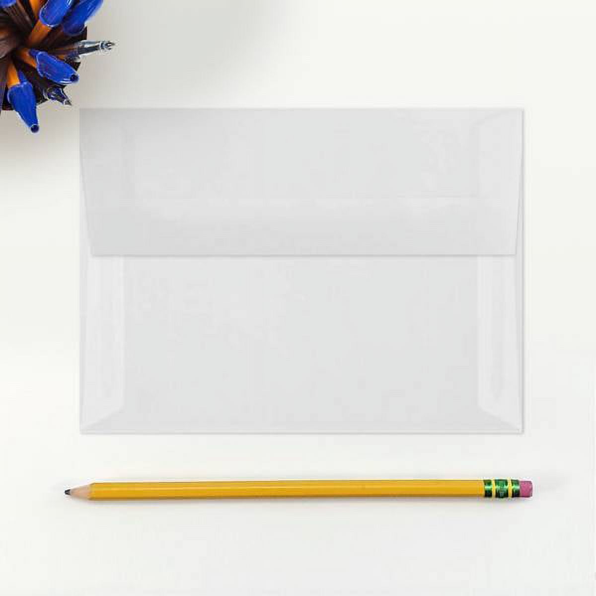 LUXPaper A7 Invitation Envelopes, 5 1/4 x 7 1/4, Clear Translucent, 250/Pack