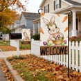 thumbnail image 6 of TanSiDing Happy Easter Garden Flag Double Sided Outside, Easter Eggs Bunny Holiday Yard Outdoor Flag, 6 of 6