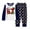 Dark Blue, variant on 67 Pajamas Pants Set 2 Piece 6 7 Joggers with Shirts Comfy Soft Lounge Sets