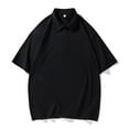 thumbnail image 2 of Fozruso Men's Summer Stretch Polo Shirts Leisure Fashion Lapel Button Short Sleeve Polo Shirts For Men, 2 of 3