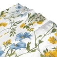 thumbnail image 3 of Yayeee Shower Curtain with Hooks 72"x72" Waterproof Fabric Bathroom Hanging Decor, Yellow Floral, 3 of 5