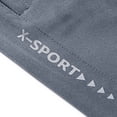 thumbnail image 5 of Qulqfy Men's Shorts Casual Gym Big & Tall Summer Gray Shorts Elastic Waist Spring Plain Shorts for Men L, 5 of 8