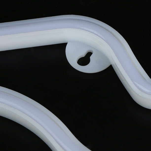 Lámpara de noche Jadeshay luz de neón LED decoración habitación forma labio Color Blanco cálido