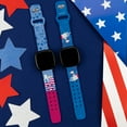 thumbnail image 3 of Peanuts Patriotic HD Unisex Watch Band Compatible with FitBit Versa 3 & Sense (20mm Short Patriotic) by Affinity Bands, 3 of 4