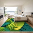 thumbnail image 3 of ODIKA 6'x9' Machine Washable Non-Slip Area Rug, Modern Green High Traffic Rug, Green, 1050449, 3 of 7