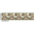 thumbnail image 3 of Ambesonne Botanical Fabric by the Yard Upholstery, Modern Leaves Leafy Print, 1 Yard, Green Brown Pale Pink, 3 of 5