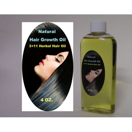 AMLA-REETHA-SIKAKAI + 11 OILS Hair Growth Oil Faster Hair Growth Grow Long Hair 4 OZ. Bottle No Chemicals All (Best Way To Make Hair Grow Faster)