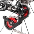 thumbnail image 3 of Muqzi Bike Ceramic Bearing Jockey Wheel12t Polea de cerámica Bike Red Afortunado Sencillez, 3 of 5